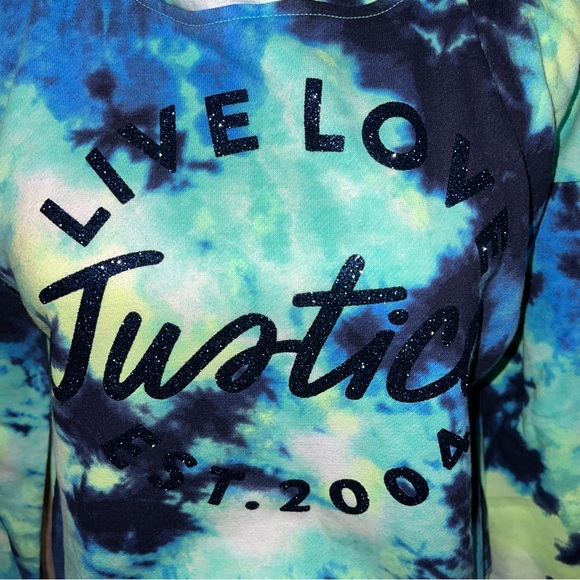 Justice hoodie girls size Large 12/14 - Picture 4 of 7